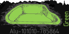 Green lumen Alu-101010-785864 