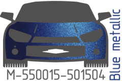 Blue metallic M-550015-501504